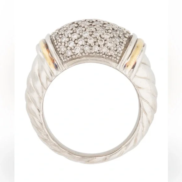 David Yurman Metro Diamond Ring 6.25